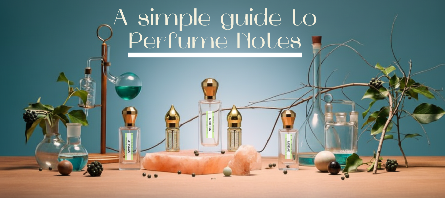 Simple guide to perfume notes from My Aroma Junction.