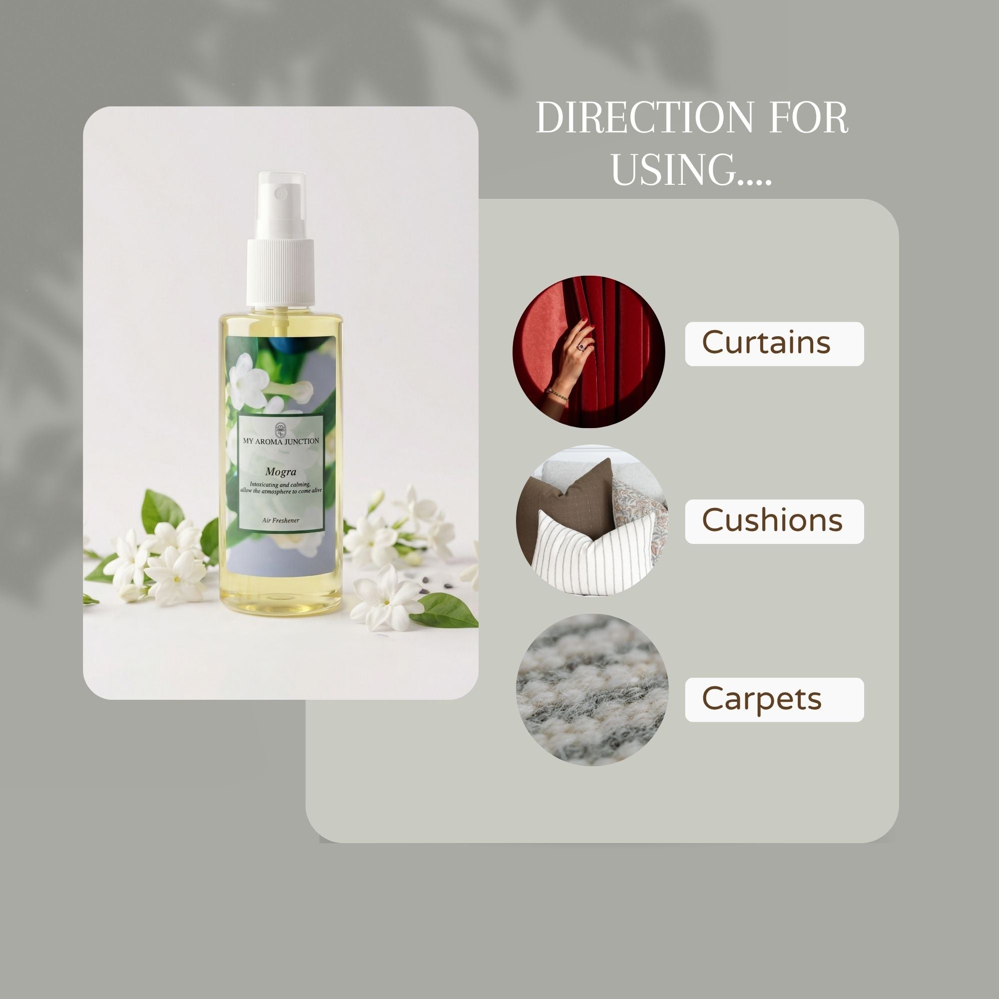 Fresh Mogra Room Spray Air Freshener