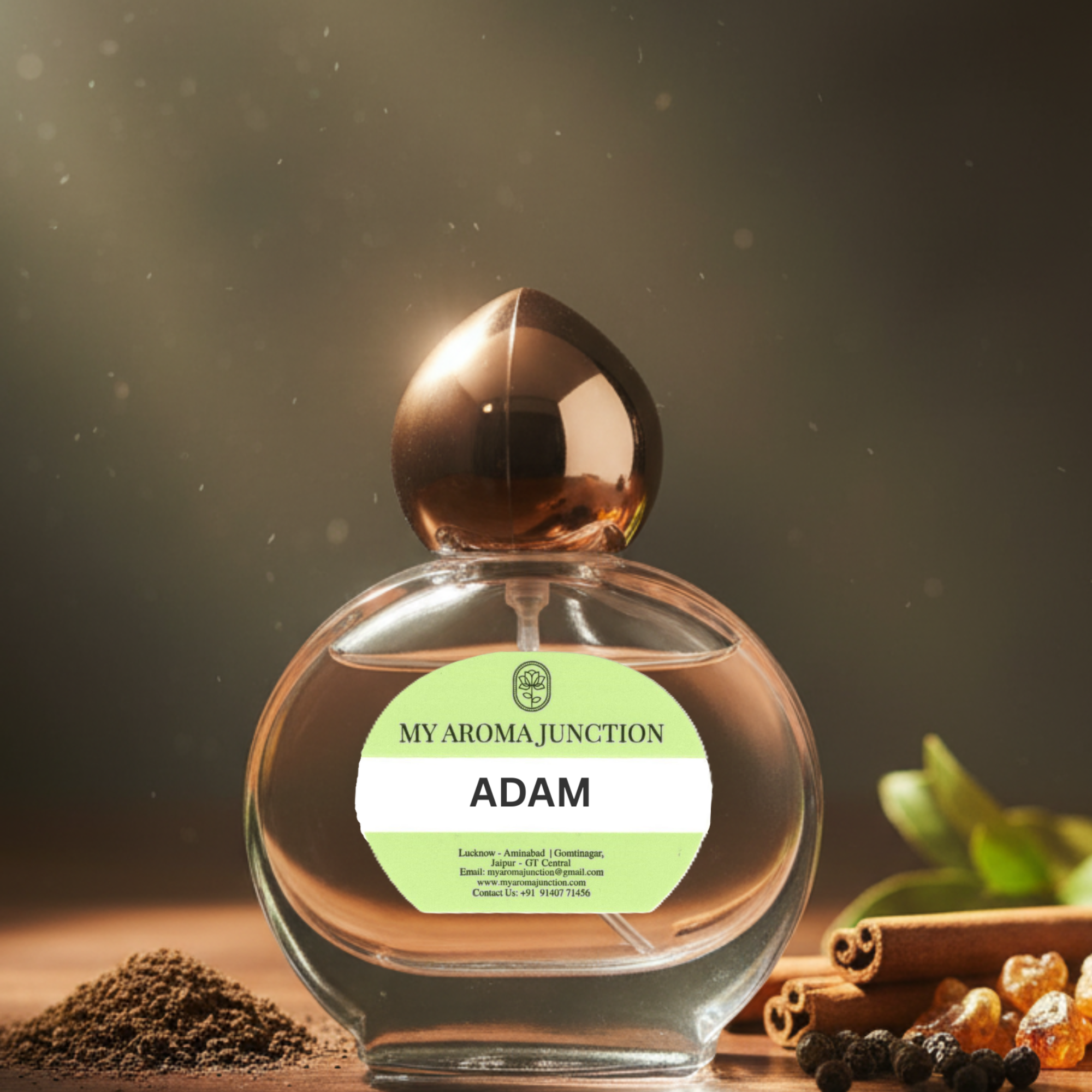 Adam Attar 12ml – Bold Musk & Spiced Elegance