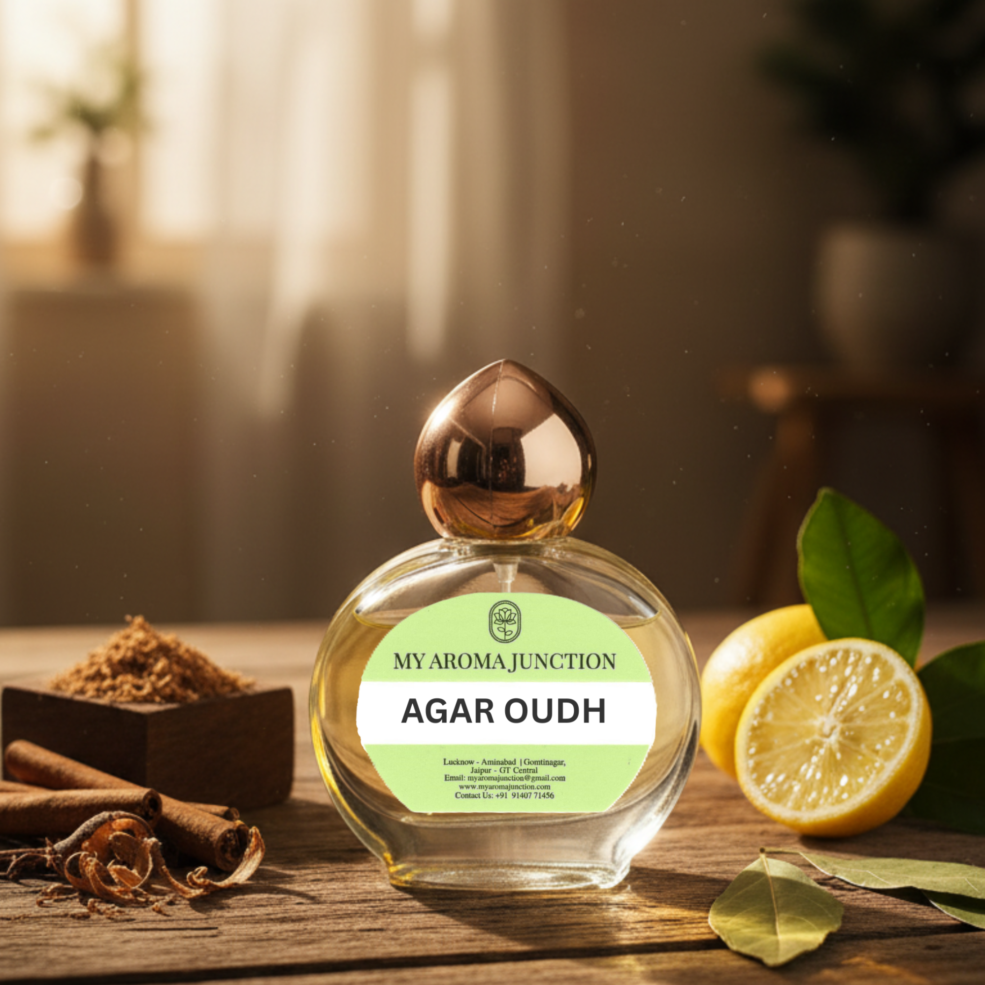 Agar Oudh Attar 12ml – Deep Oudh & Spicy Woody Elegance