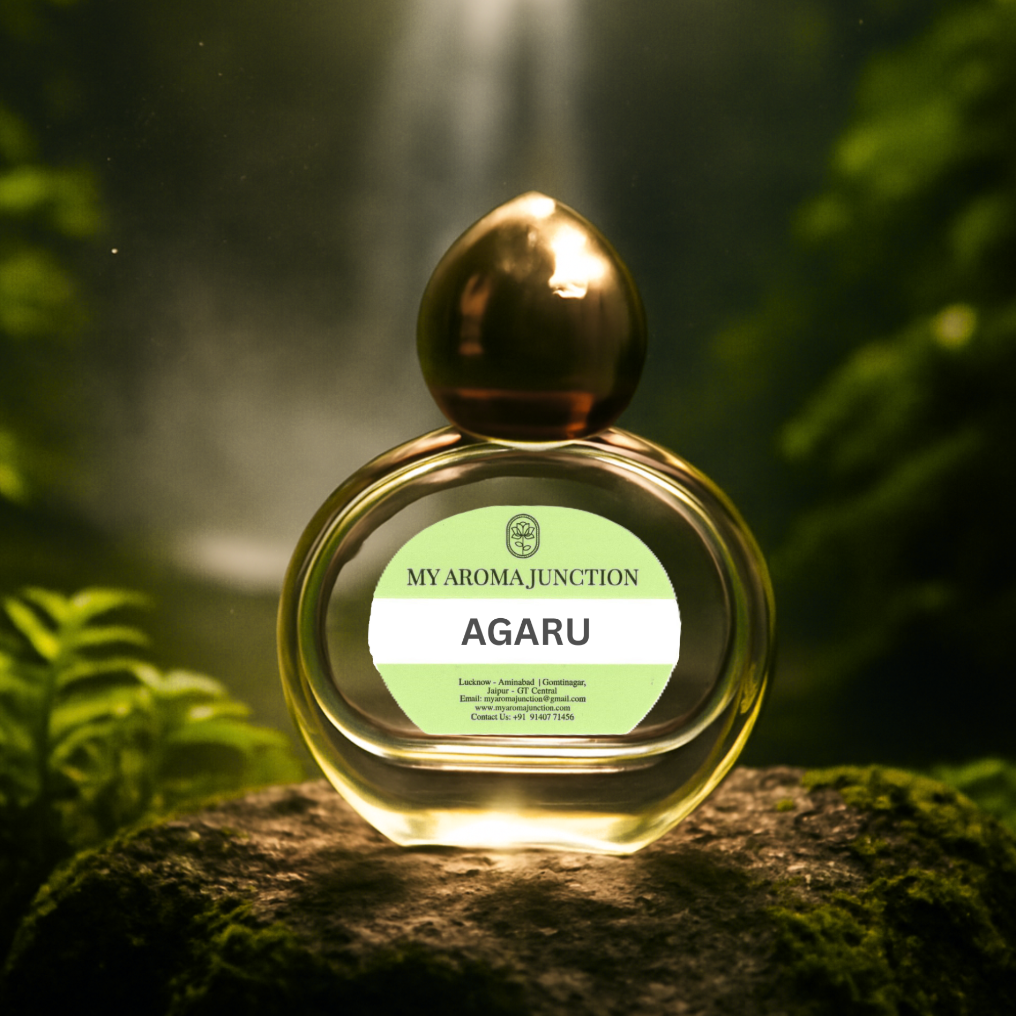 Agaru Attar 12ml – Sensual Oudh & Floral Spice Blend