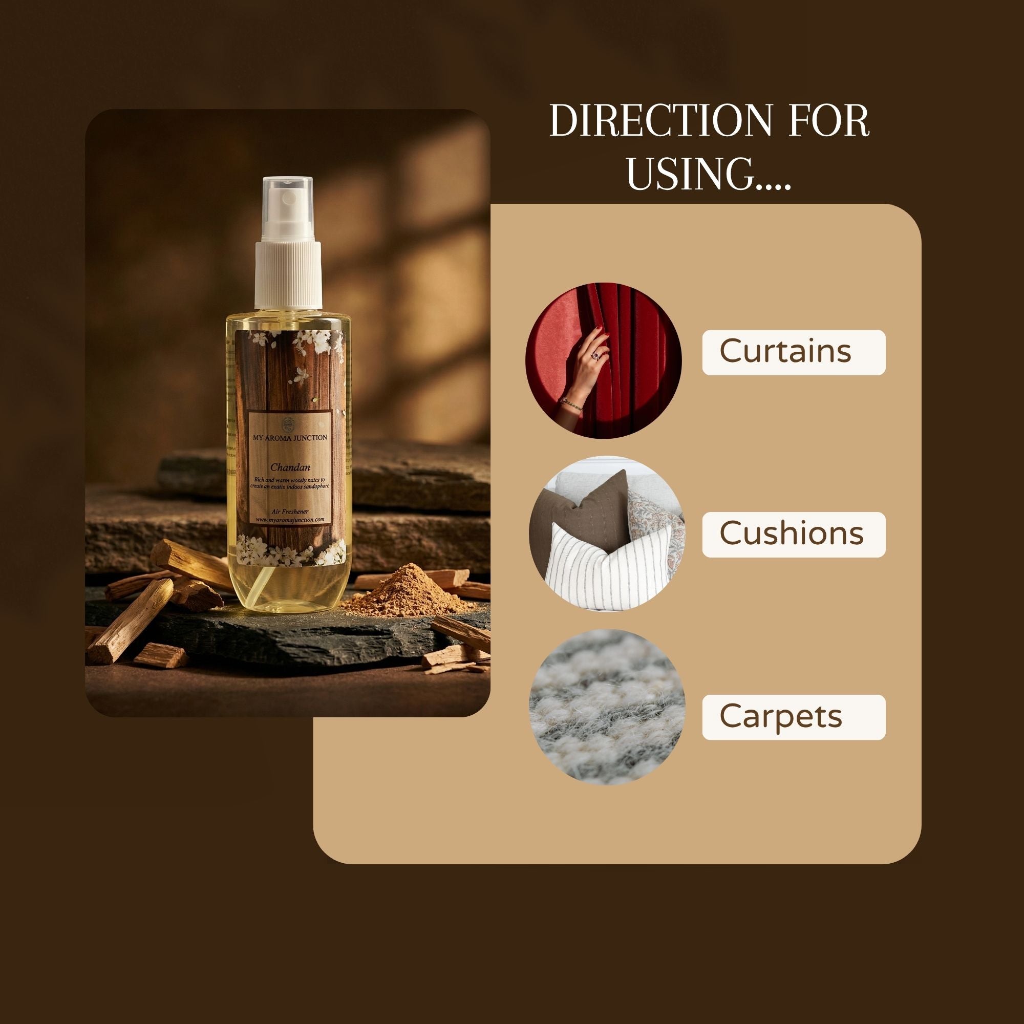 Chandan Room Spray Air Freshener