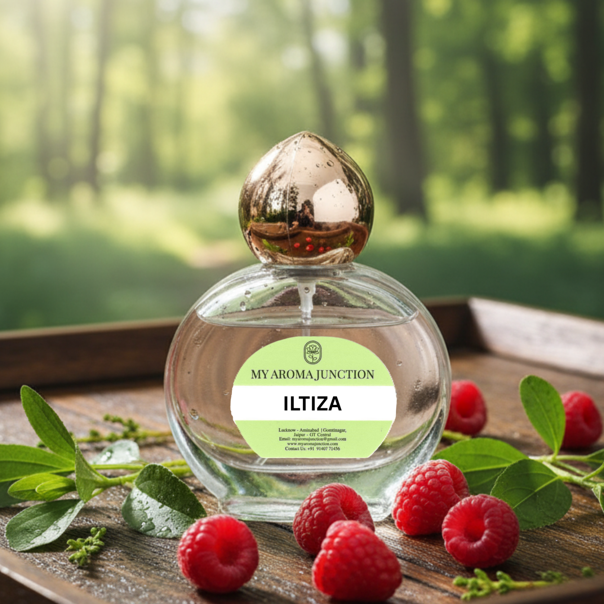 Iltiza Attar 12ml – A Bold Blend of Raspberry & Patchouli