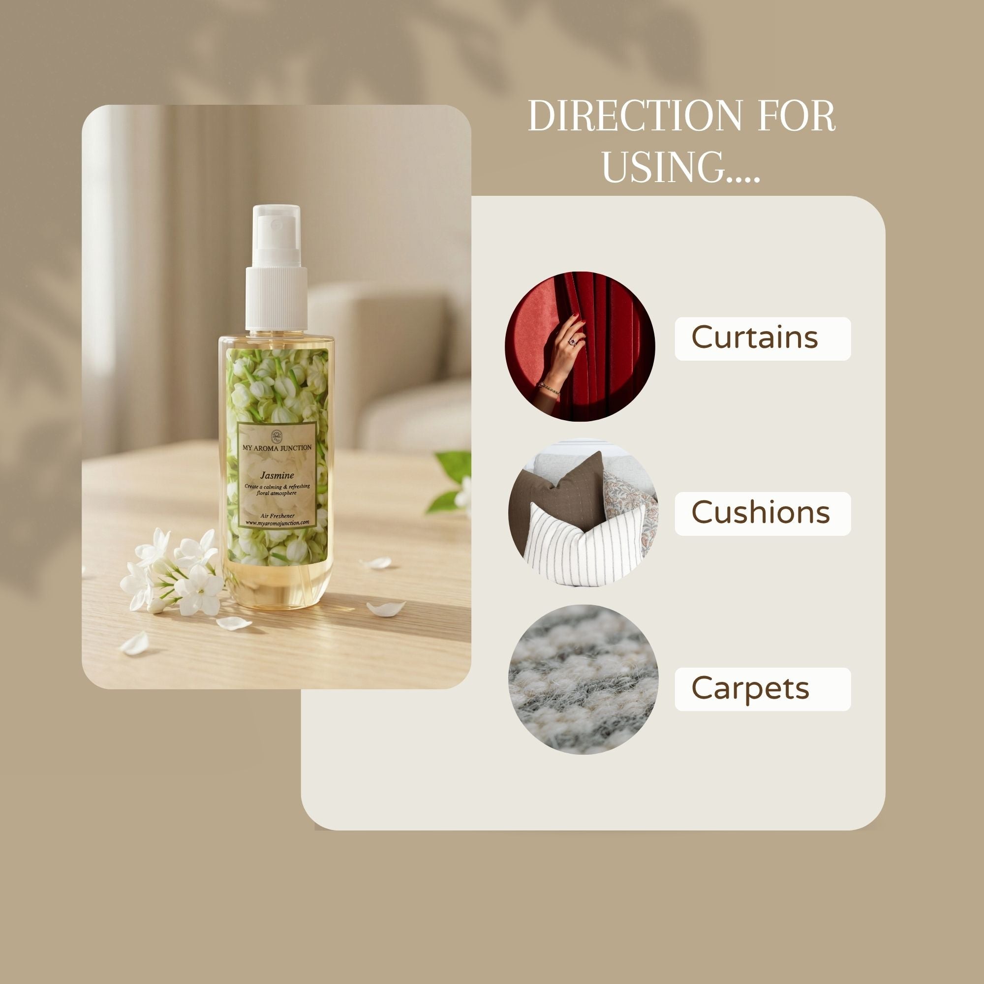 Jasmine Bliss Room Spray Air Freshener