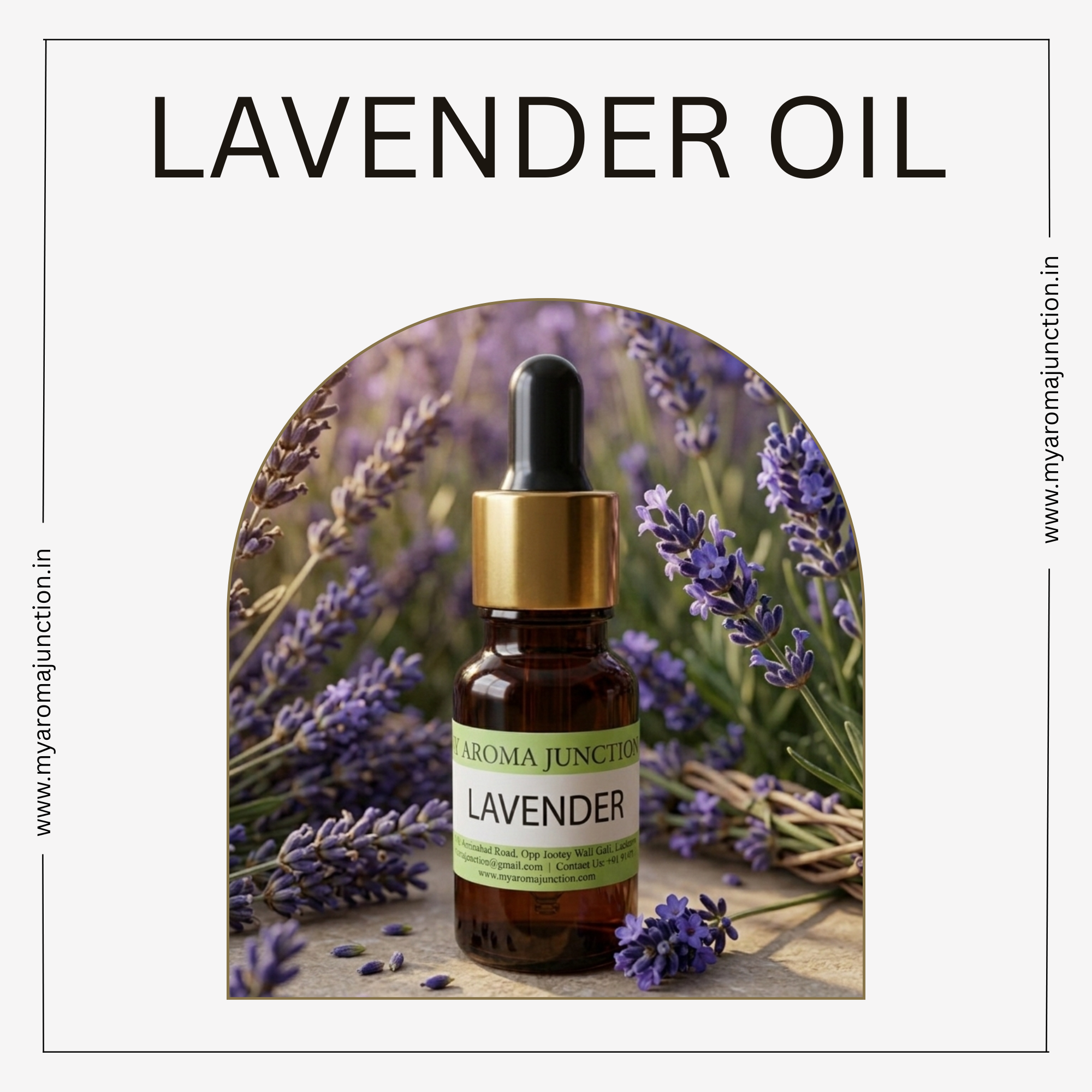 Pure Lavender Essential Oil – Calming & Therapeutic Elixir by MY AROMA JUNCTION