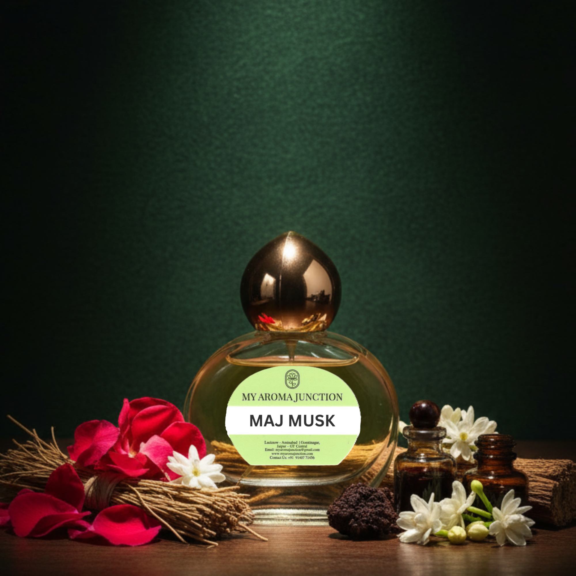 Maj Musk Attar 12ml – A Timeless Musk with Elegant Depth