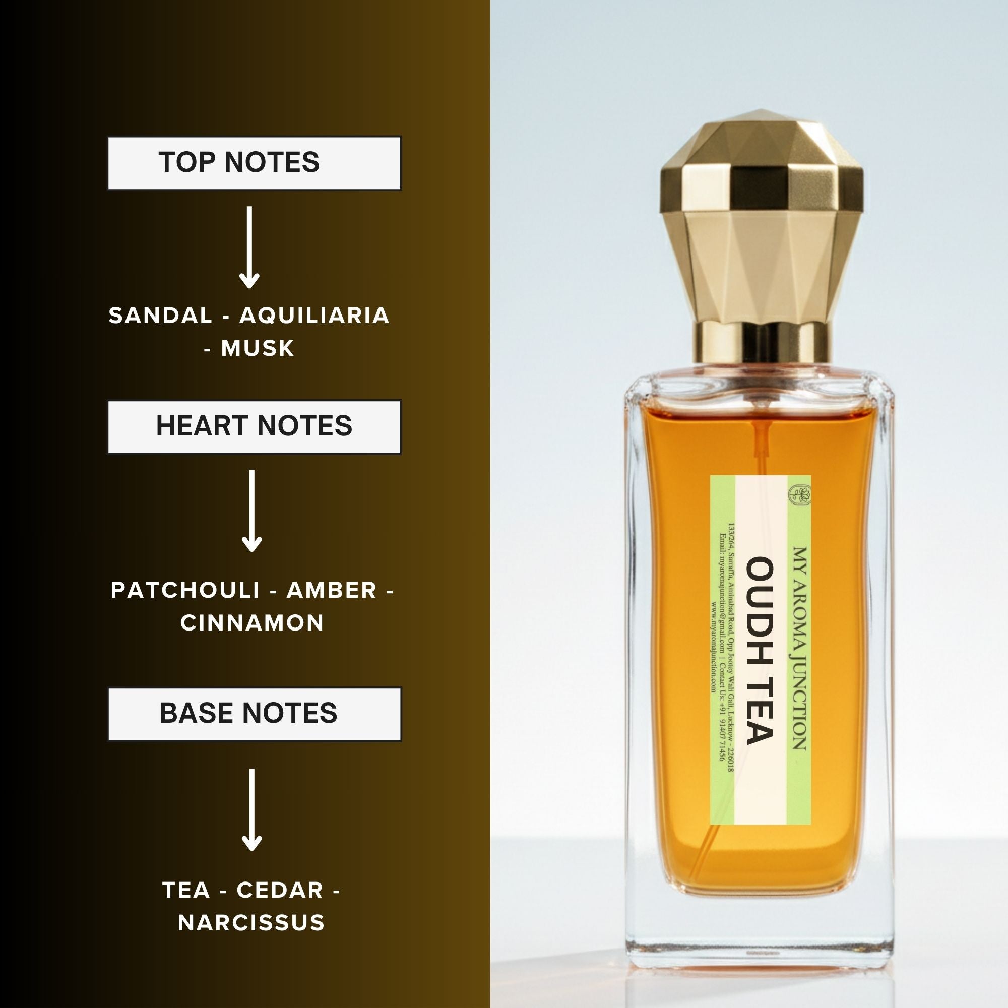 Oudh Tea Perfume for Men & Women