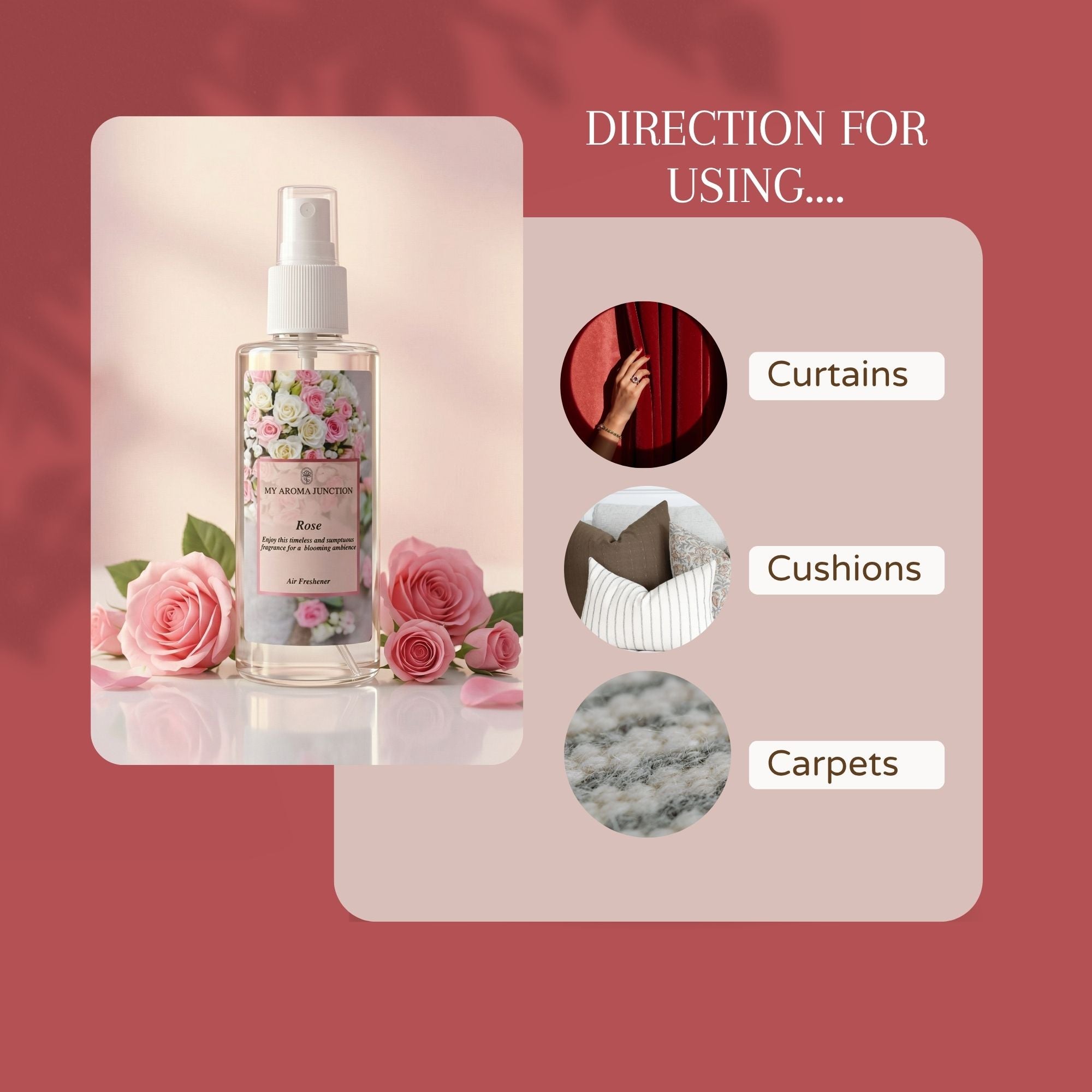 Rose Room Spray Air Freshener