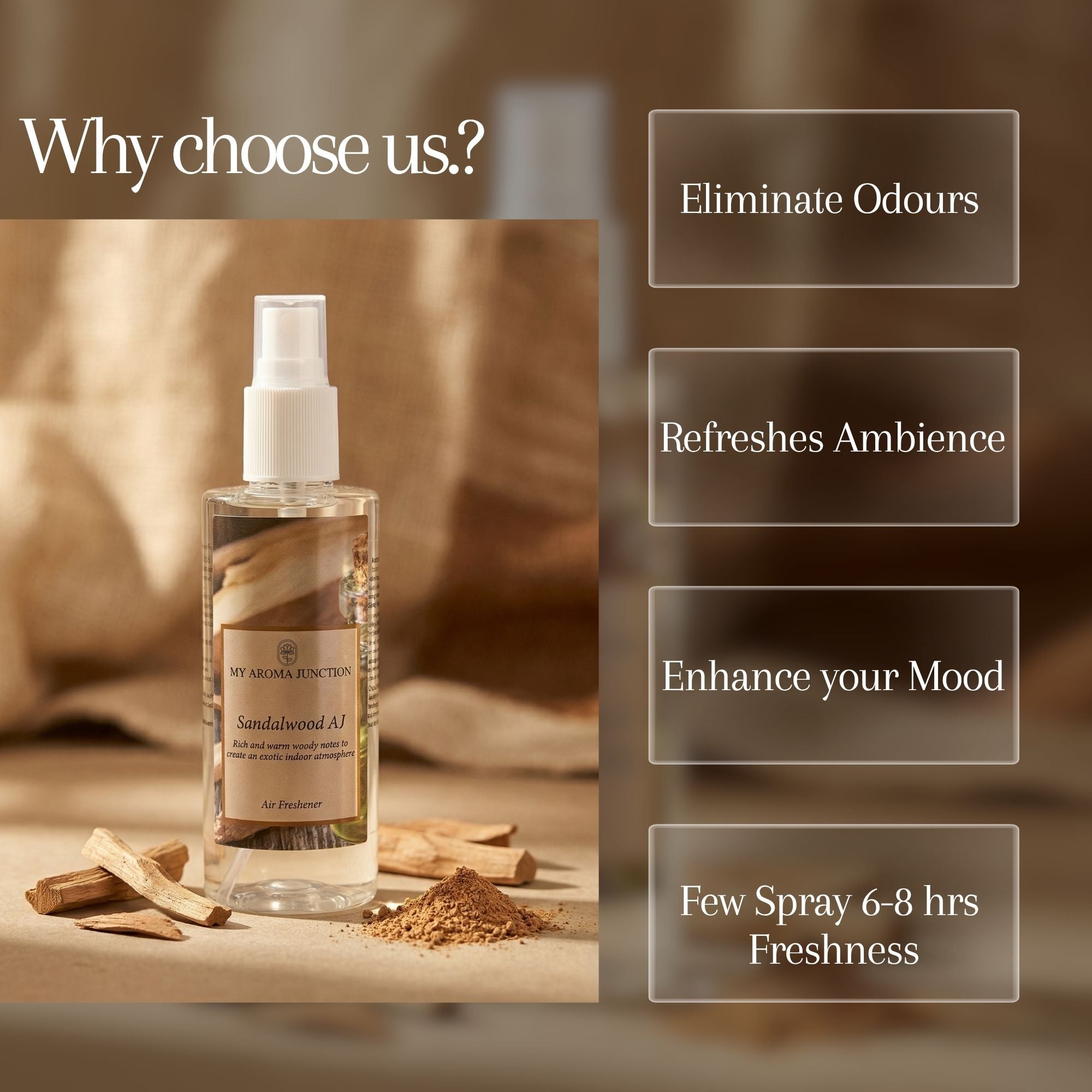 Sandalwood Room Spray Air Freshener