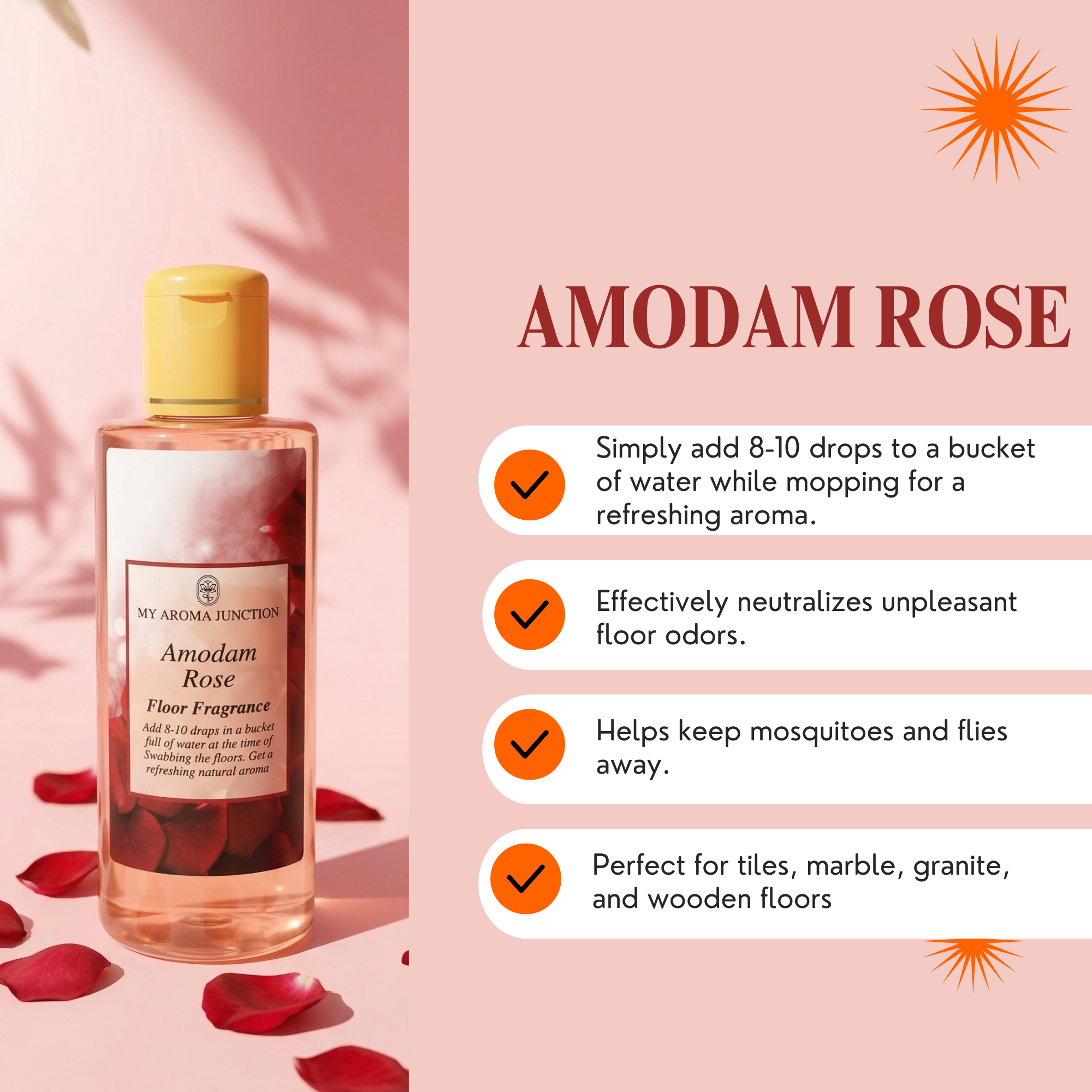 Amodam Rose Floor Fragrance