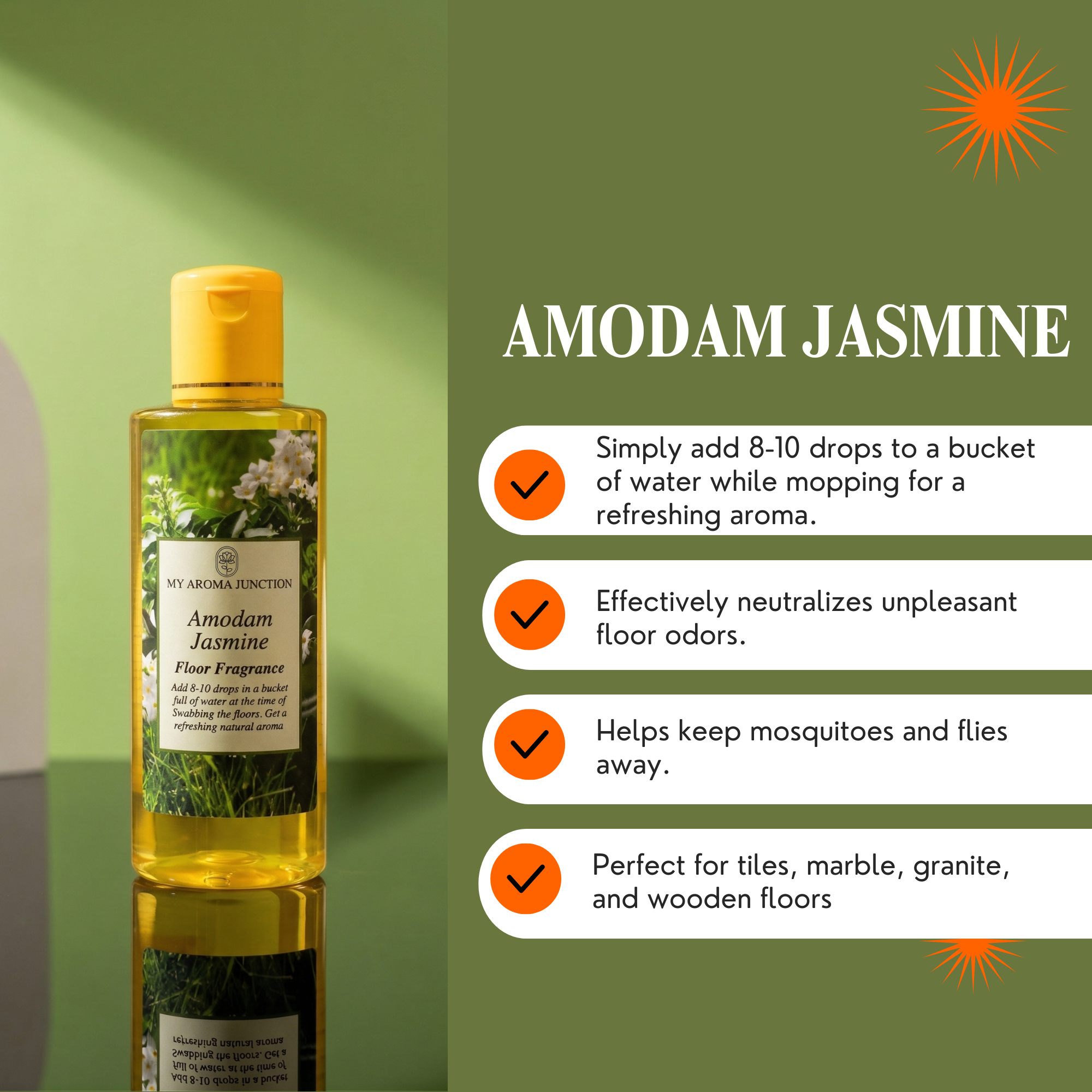 Amodam Jasmine Floor Fragrance