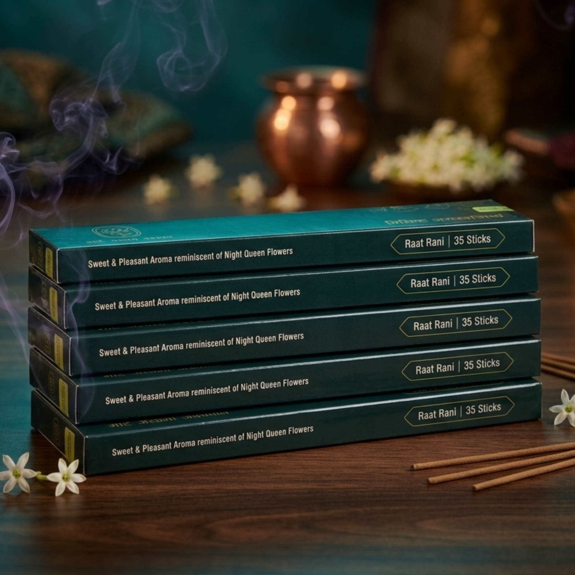 Raat Rani Incense Sticks (35 Sticks) Pack of 10.